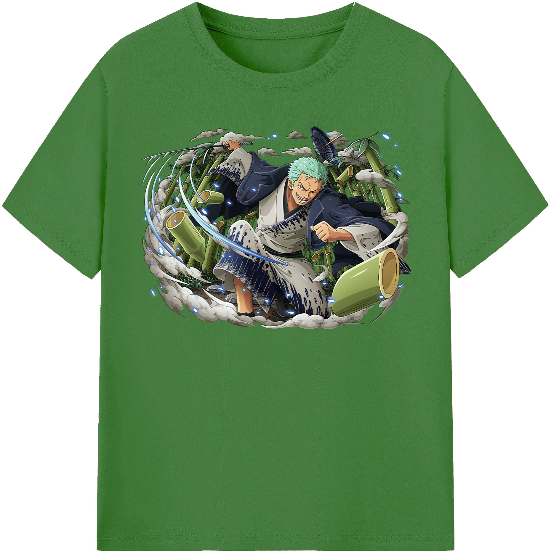 ワンピース ロロノア・ゾロ ONE PIECE Roronoa Zoro レディースカジュアルプリントTシャツ（綿100％）